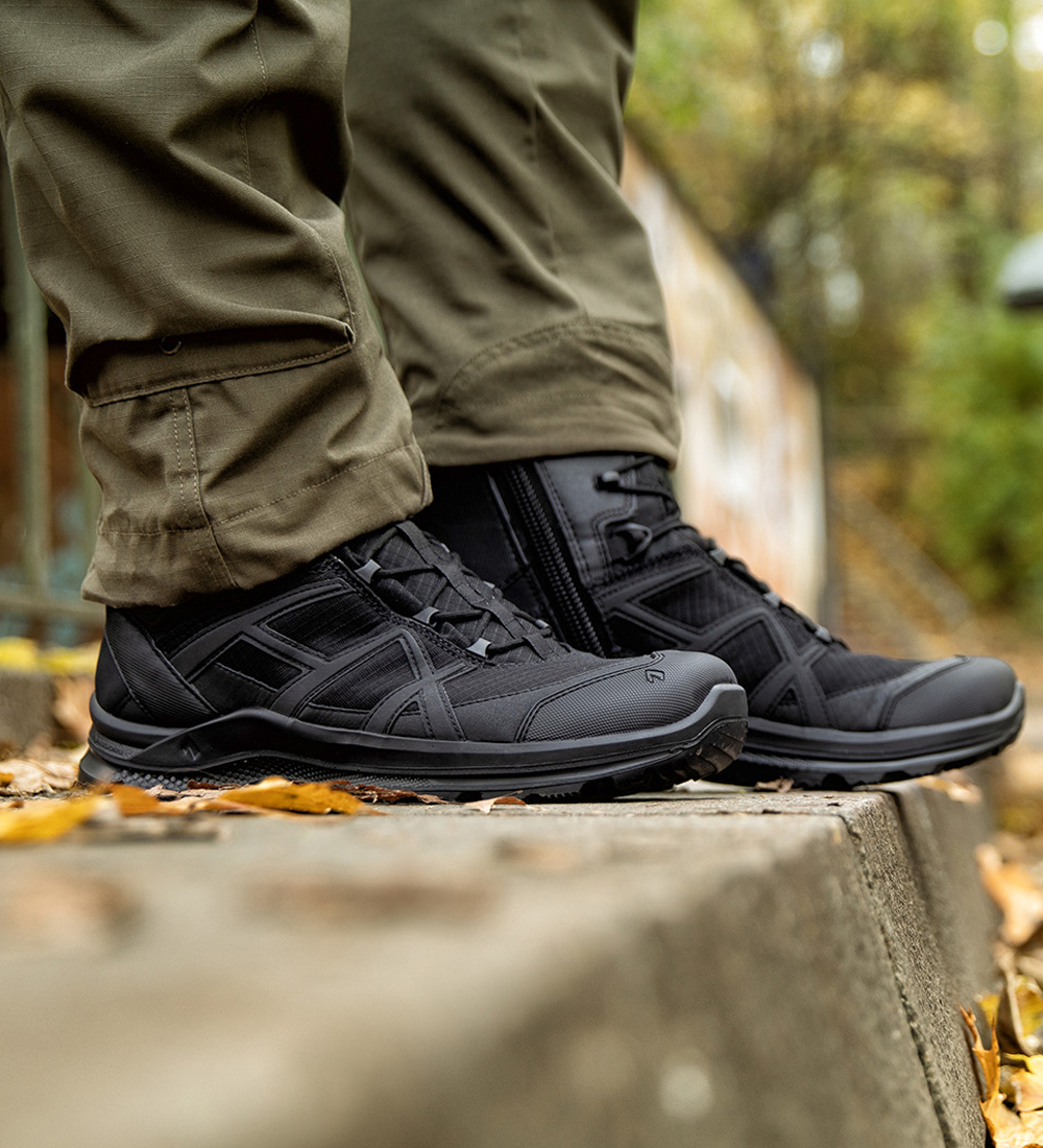 United Athle SKATEHIGH TECHNICAL XL 黒 HAIX Black Eagle Athletic 2.0 T high/black Sidezipper,